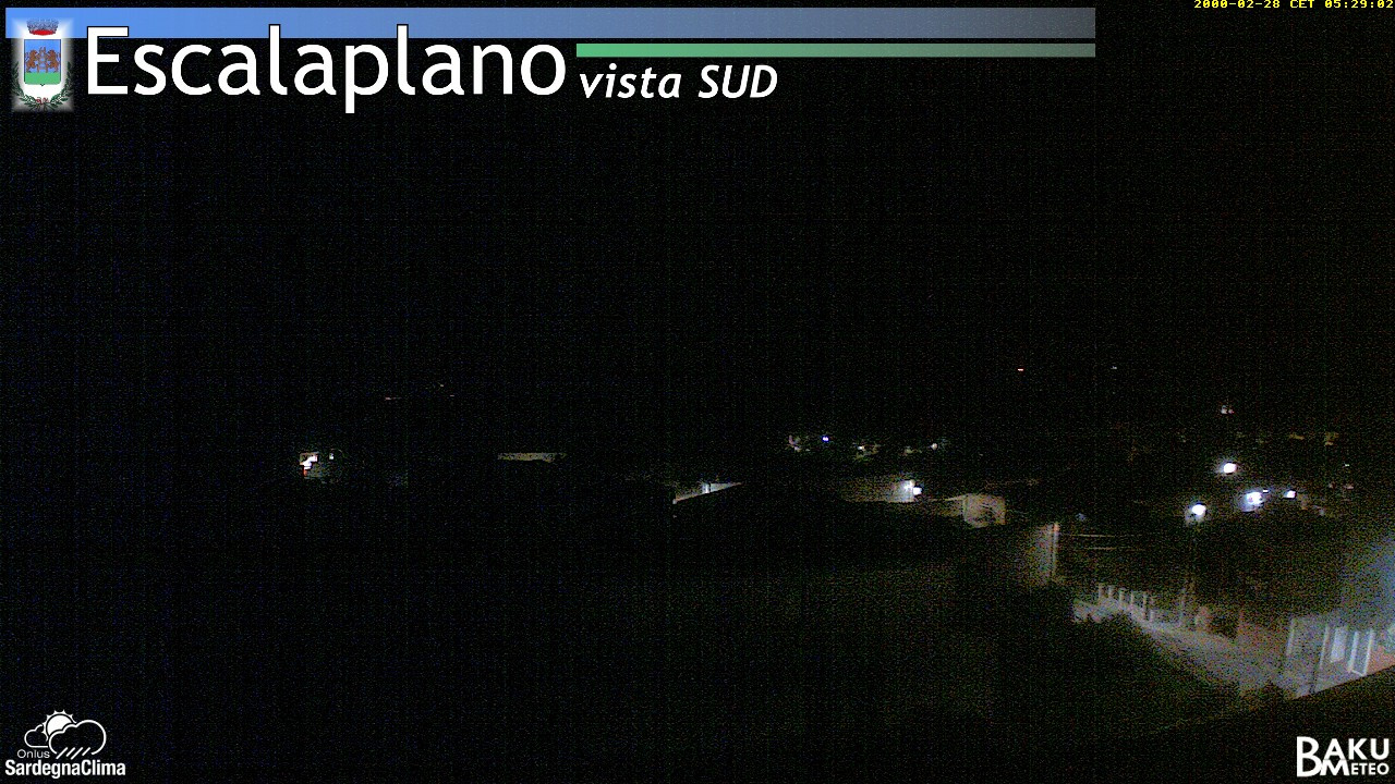 time-lapse frame, Escalaplano webcam