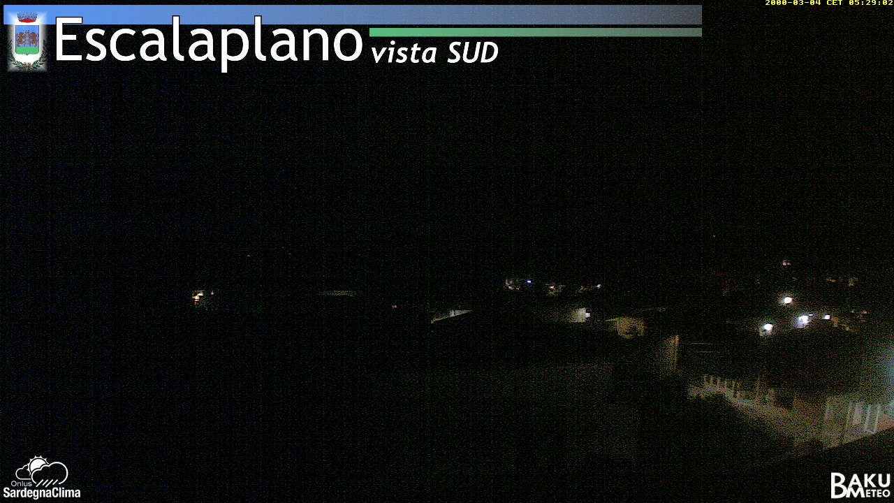 time-lapse frame, Escalaplano webcam