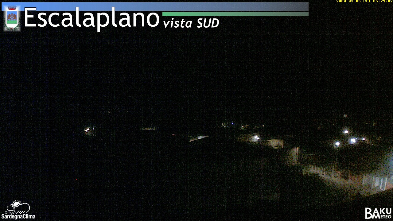 time-lapse frame, Escalaplano webcam