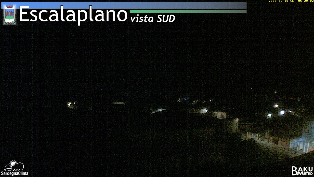 time-lapse frame, Escalaplano webcam