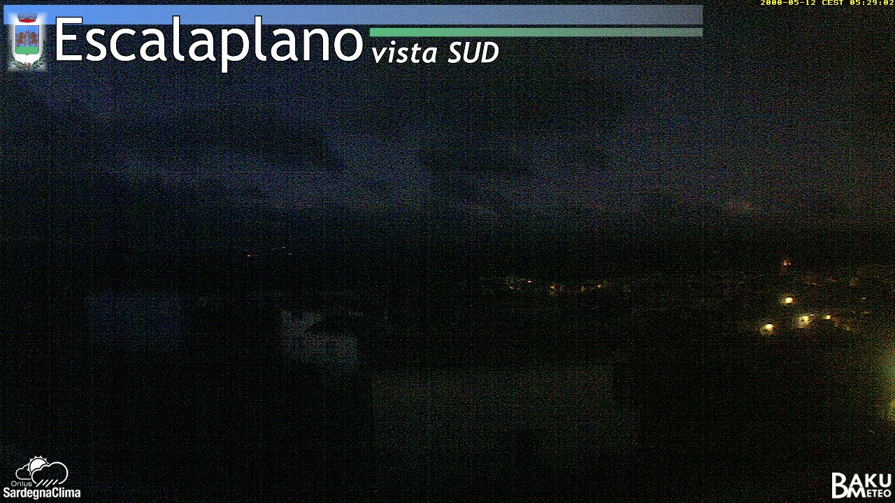 time-lapse frame, Escalaplano webcam