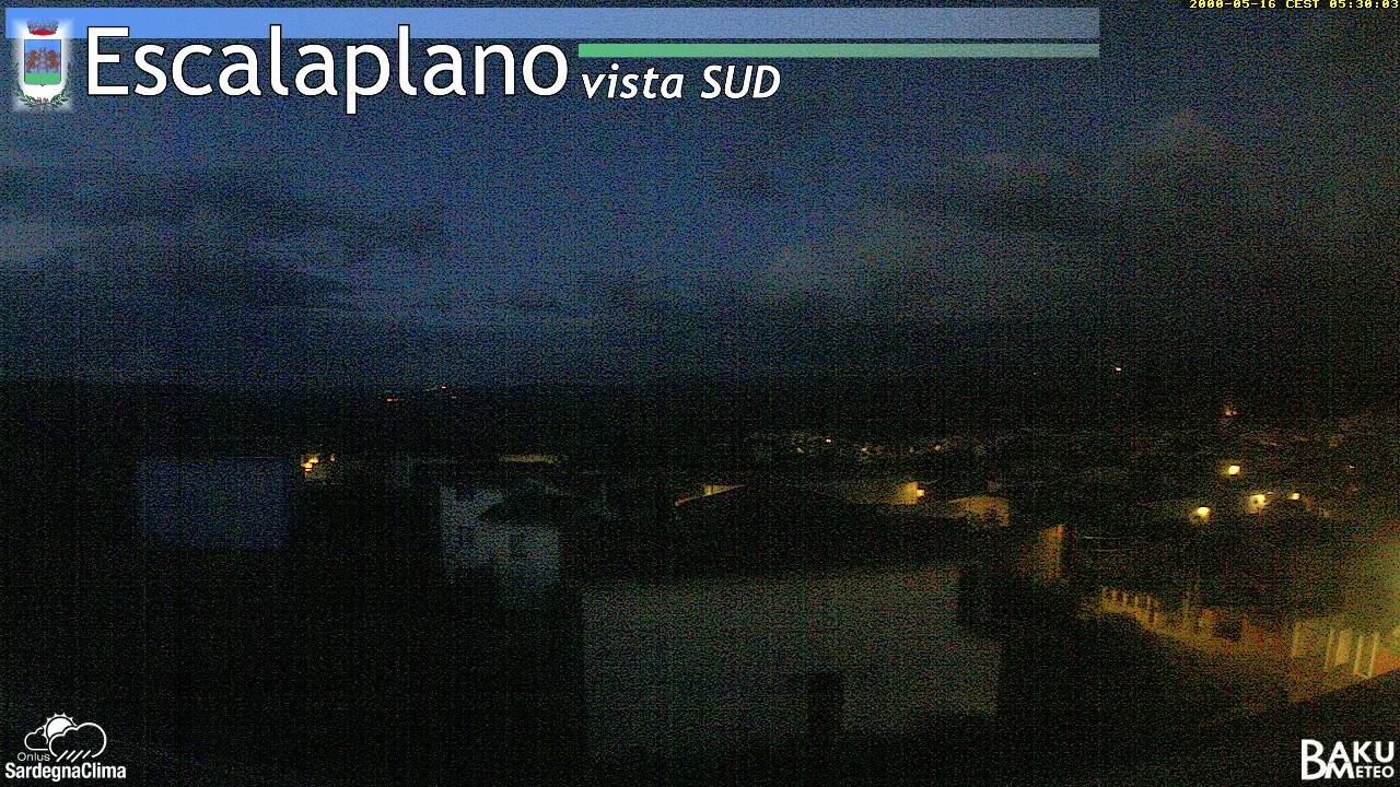 time-lapse frame, Escalaplano webcam