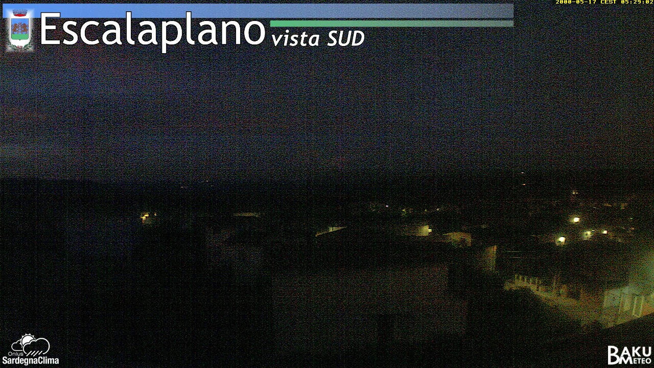 time-lapse frame, Escalaplano webcam