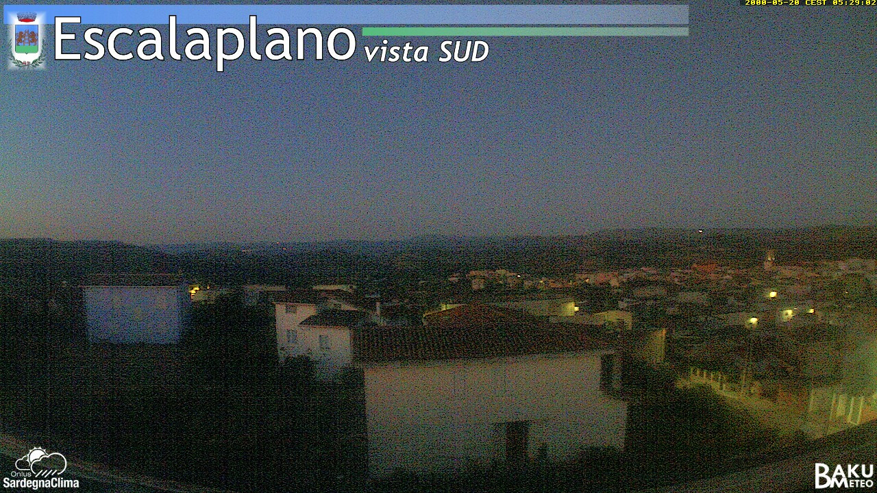time-lapse frame, Escalaplano webcam