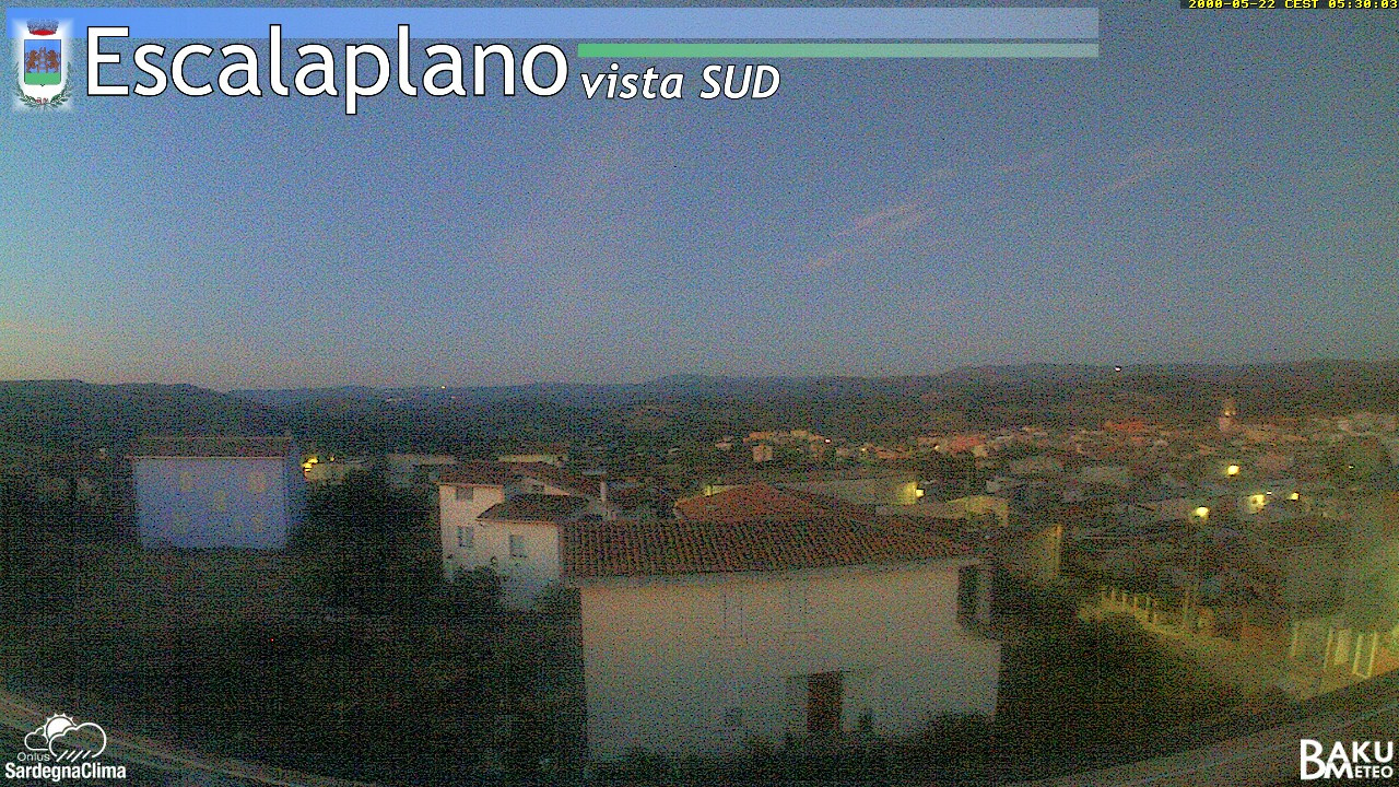 time-lapse frame, Escalaplano webcam