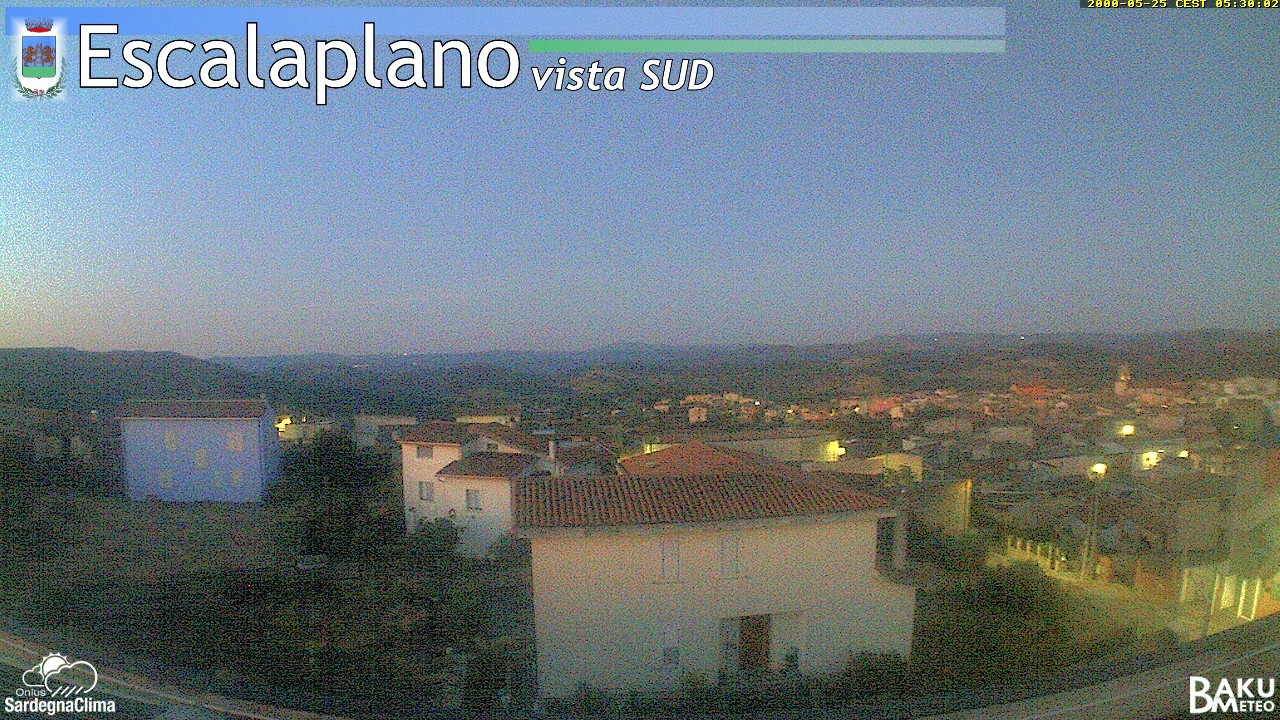 time-lapse frame, Escalaplano webcam
