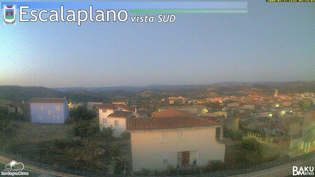 time-lapse frame, Escalaplano webcam