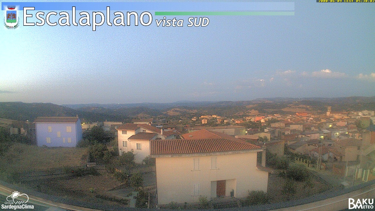 time-lapse frame, Escalaplano webcam