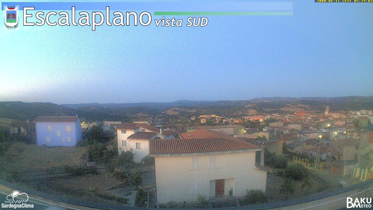 time-lapse frame, Escalaplano webcam
