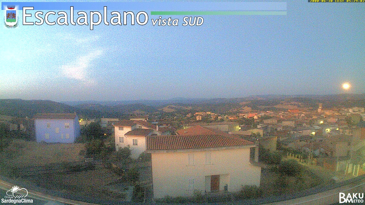 time-lapse frame, Escalaplano webcam