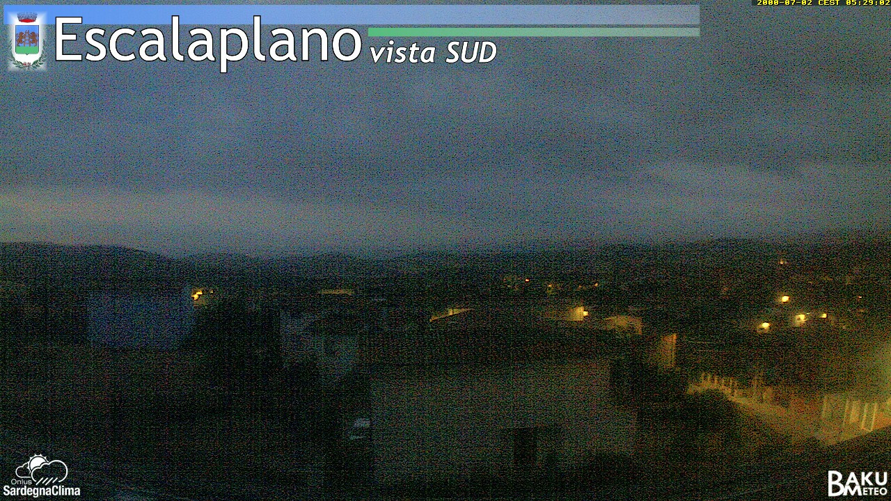 time-lapse frame, Escalaplano webcam