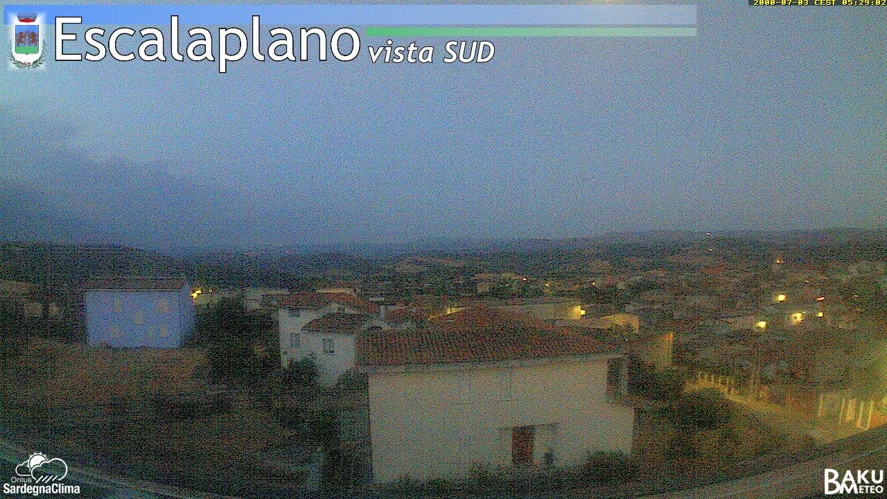 time-lapse frame, Escalaplano webcam
