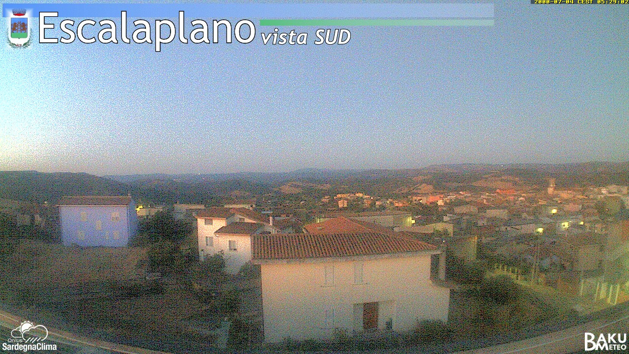 time-lapse frame, Escalaplano webcam