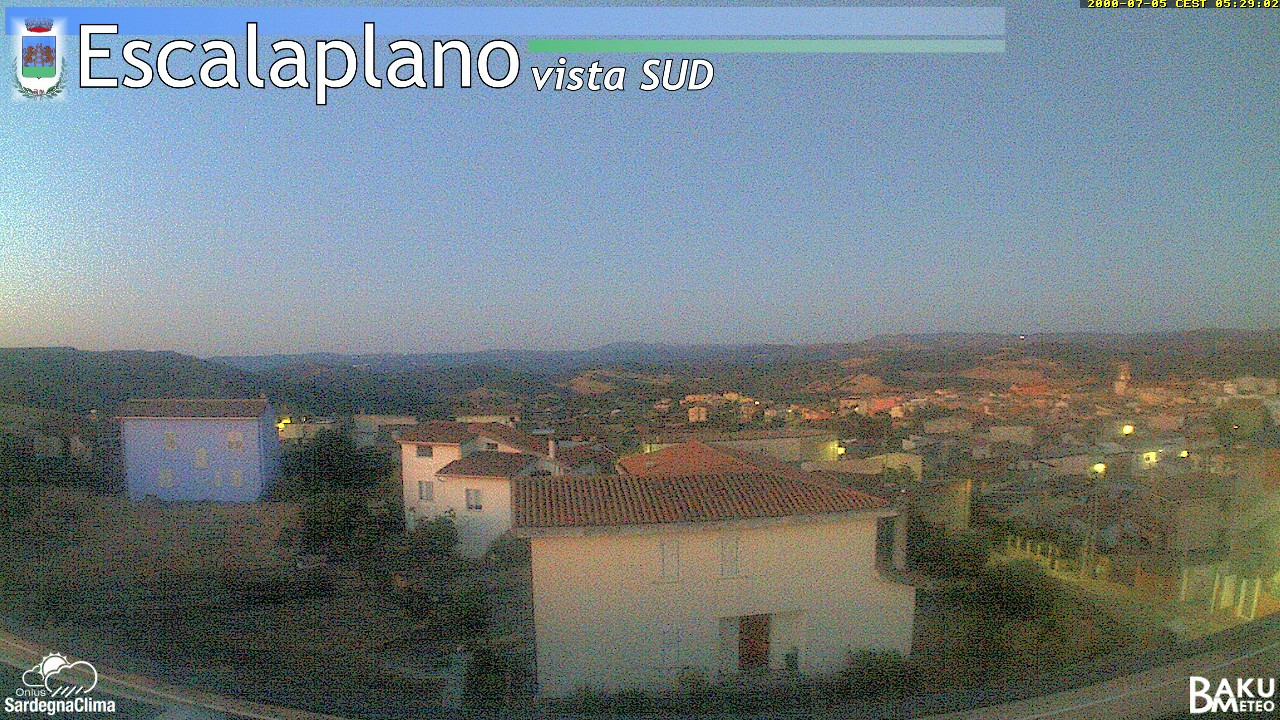 time-lapse frame, Escalaplano webcam