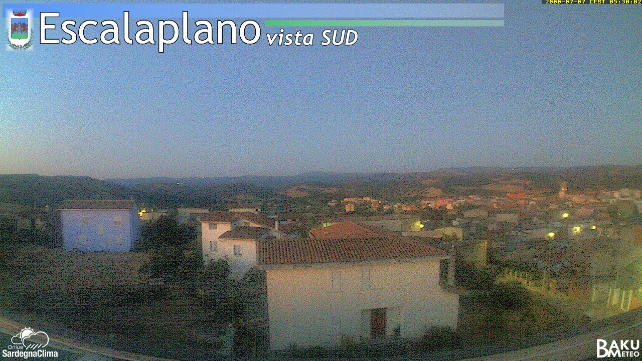 time-lapse frame, Escalaplano webcam