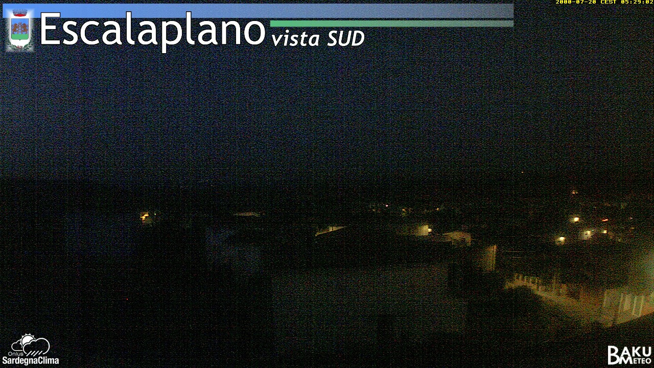 time-lapse frame, Escalaplano webcam