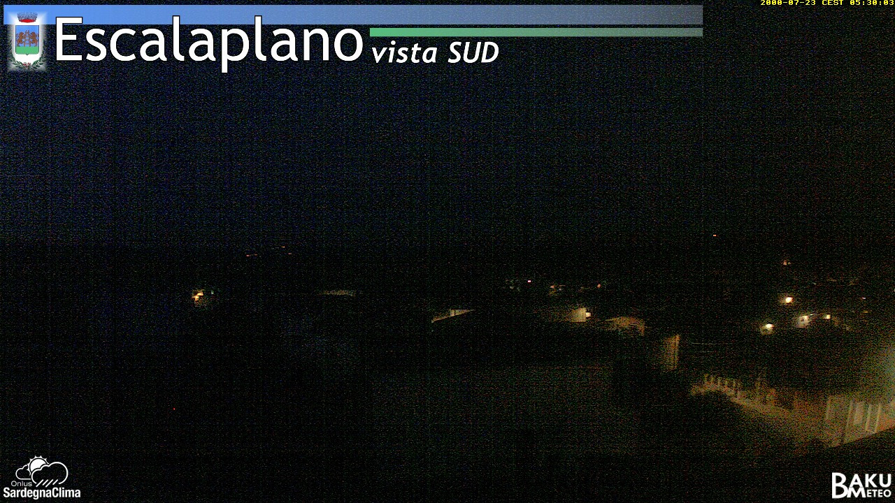time-lapse frame, Escalaplano webcam