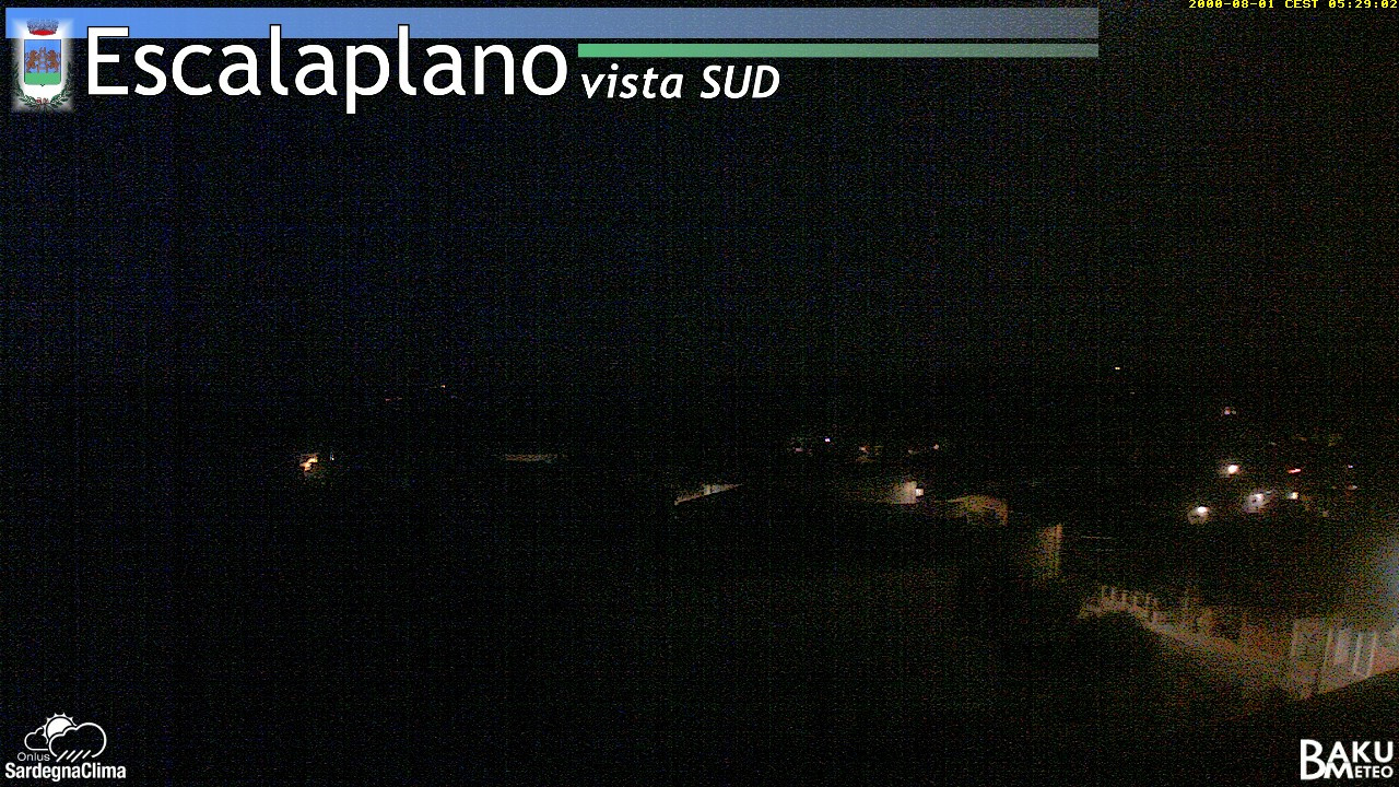 time-lapse frame, Escalaplano webcam