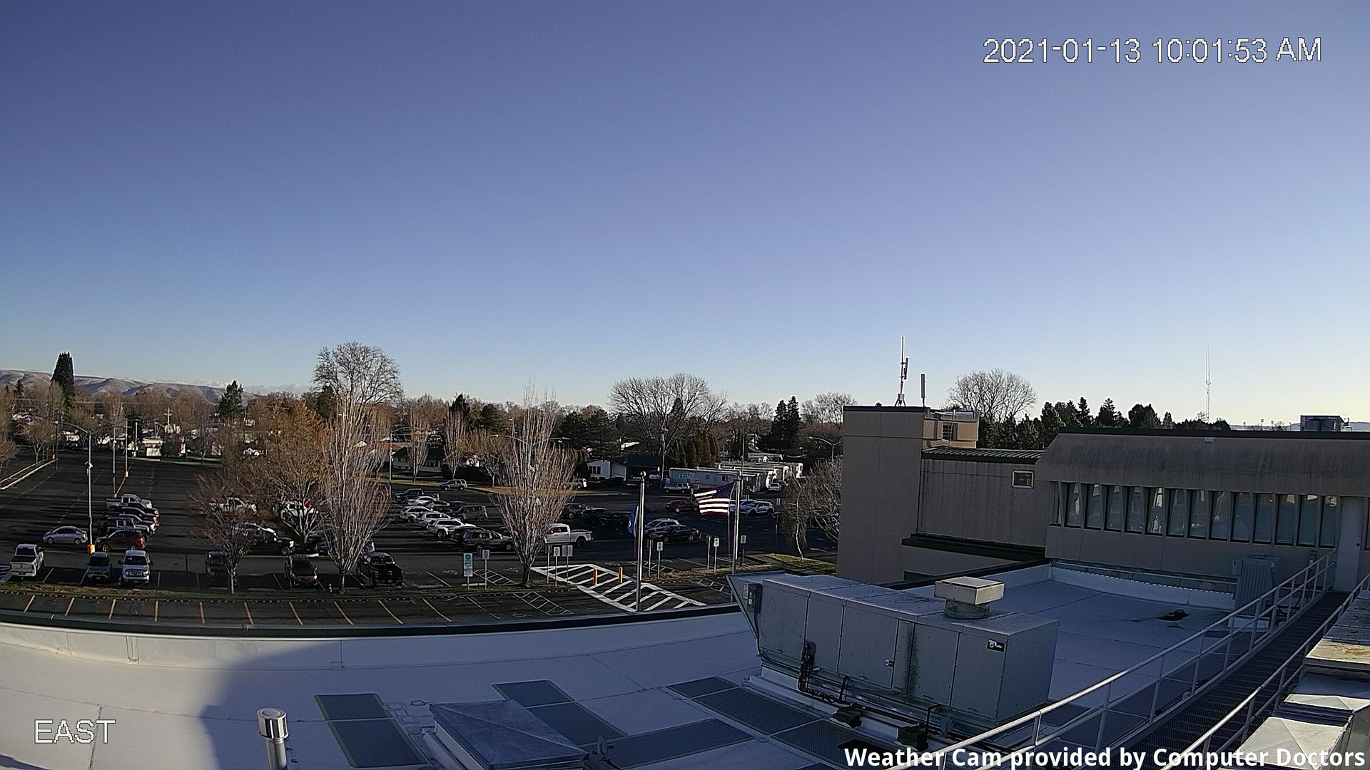 time-lapse frame, East webcam
