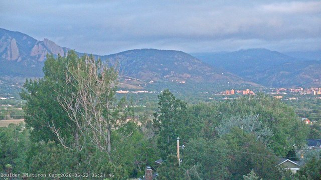 time-lapse frame, Indian Peaks webcam