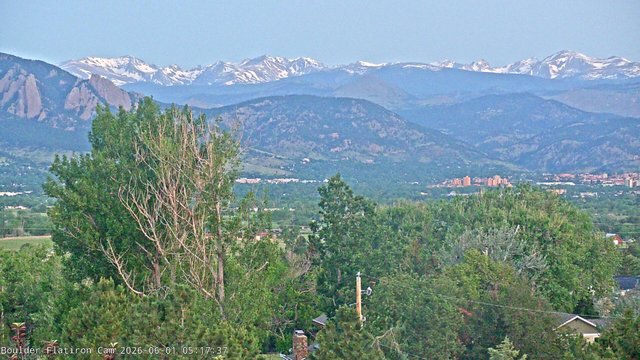 time-lapse frame, Indian Peaks webcam