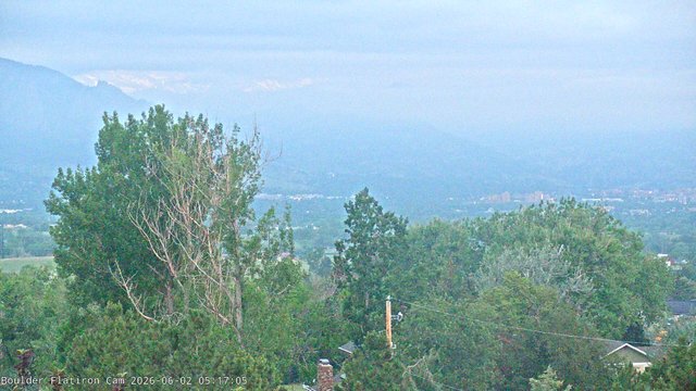 time-lapse frame, Indian Peaks webcam