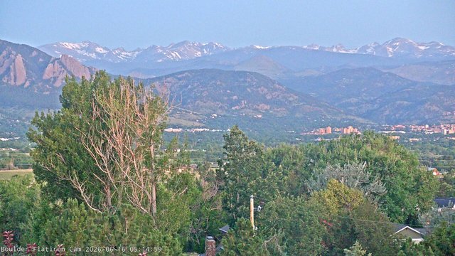 time-lapse frame, Indian Peaks webcam