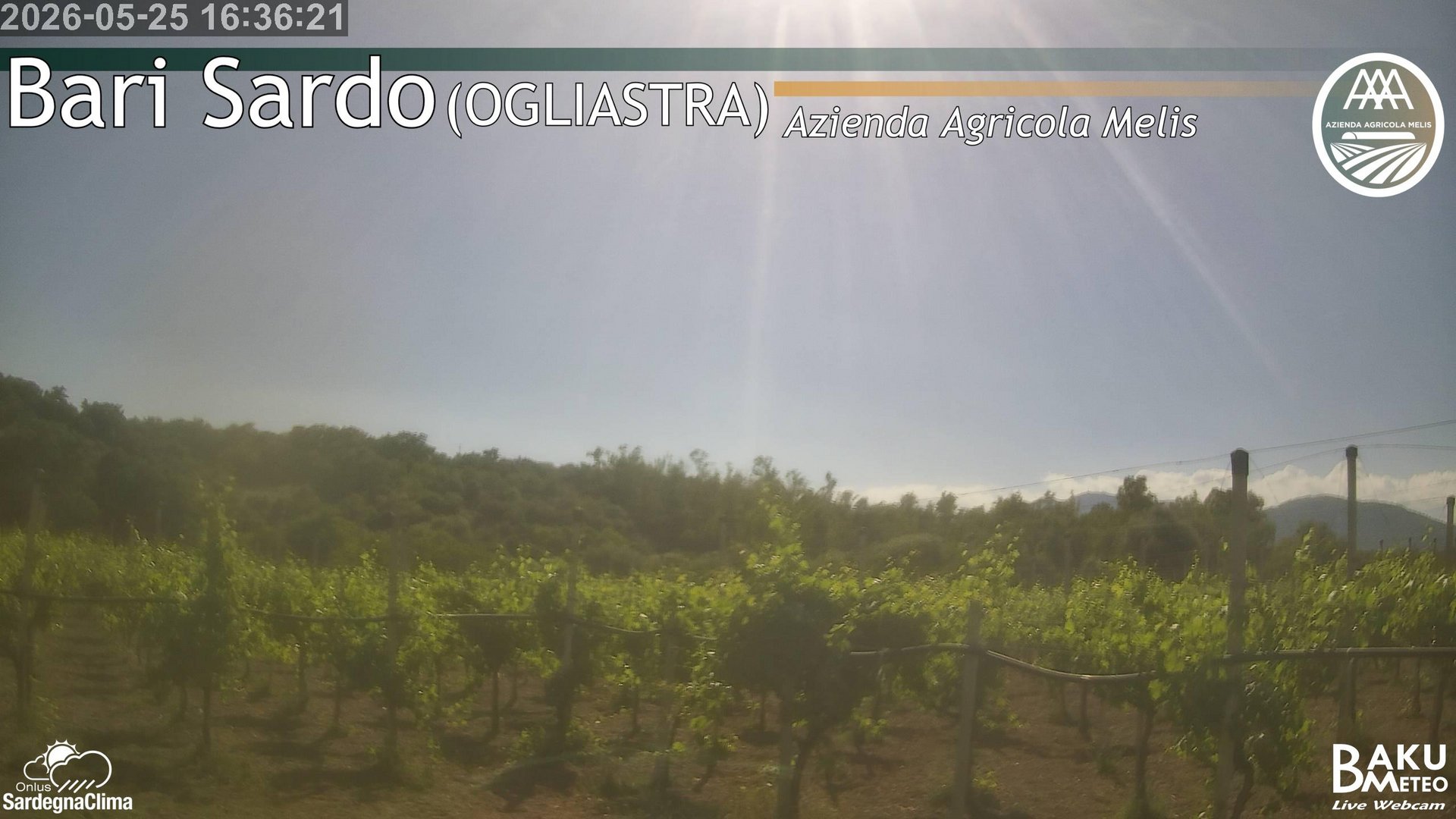 time-lapse frame, Bari Sardo webcam