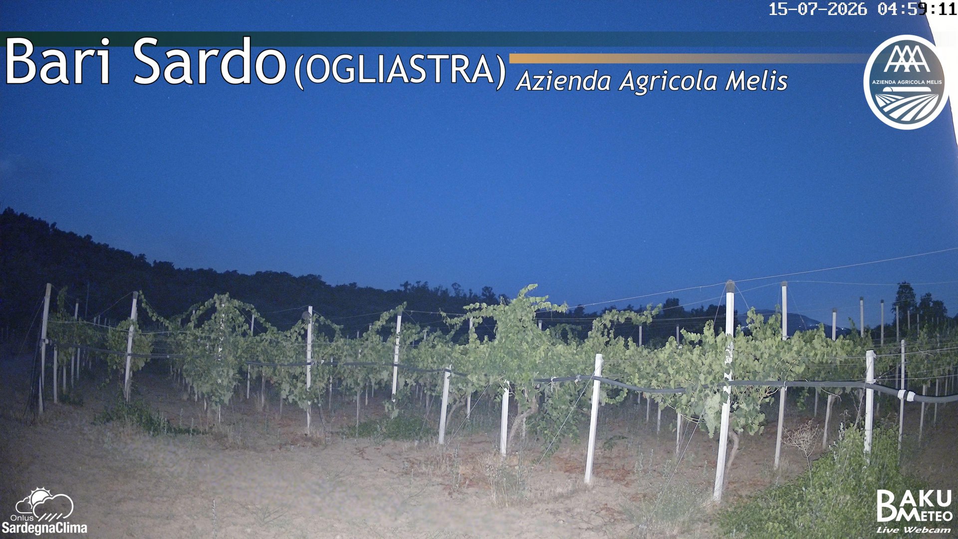 time-lapse frame, Bari Sardo webcam