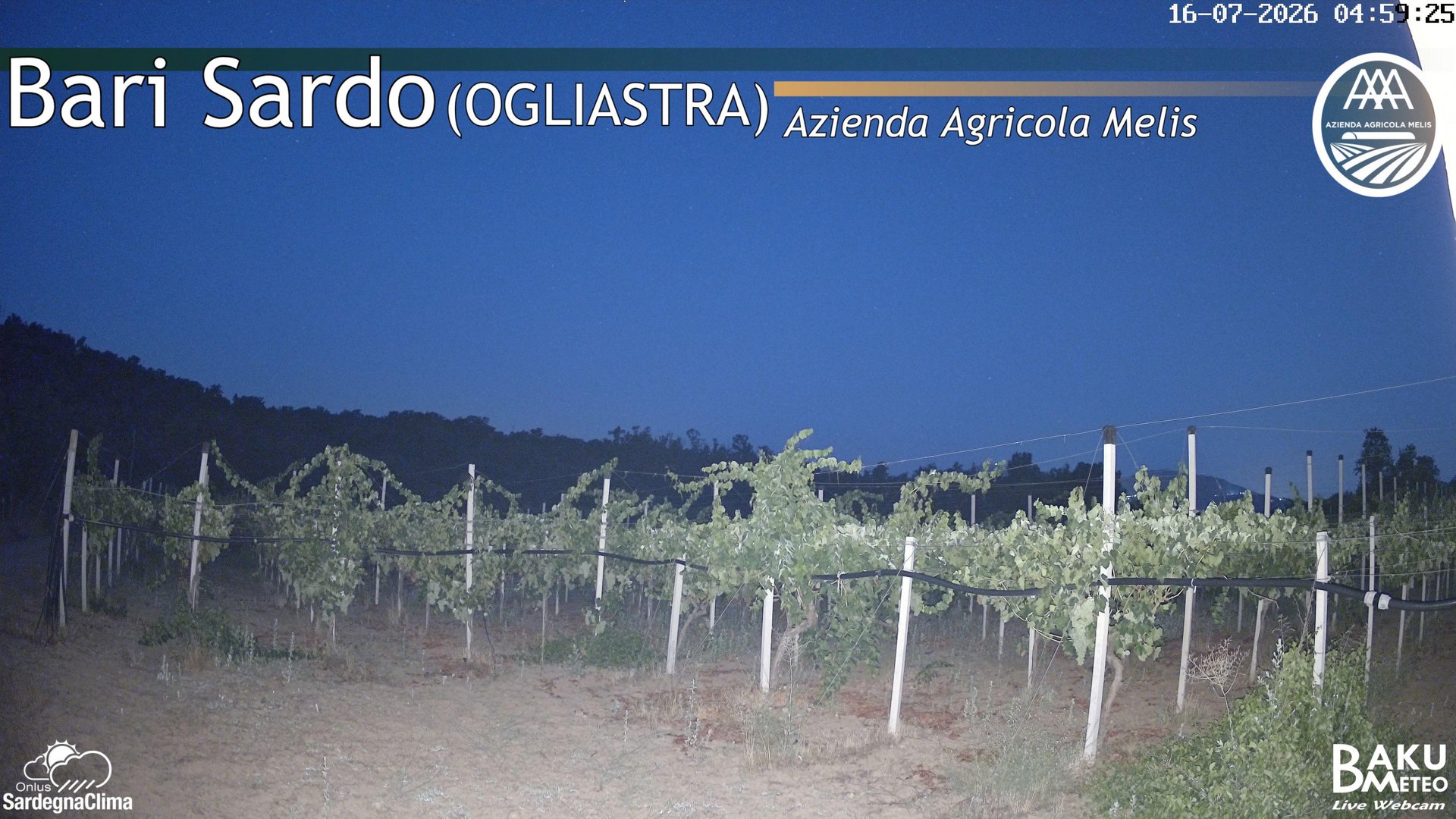 time-lapse frame, Bari Sardo webcam