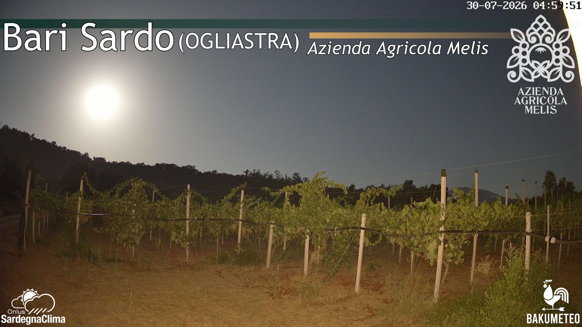 time-lapse frame, Bari Sardo webcam