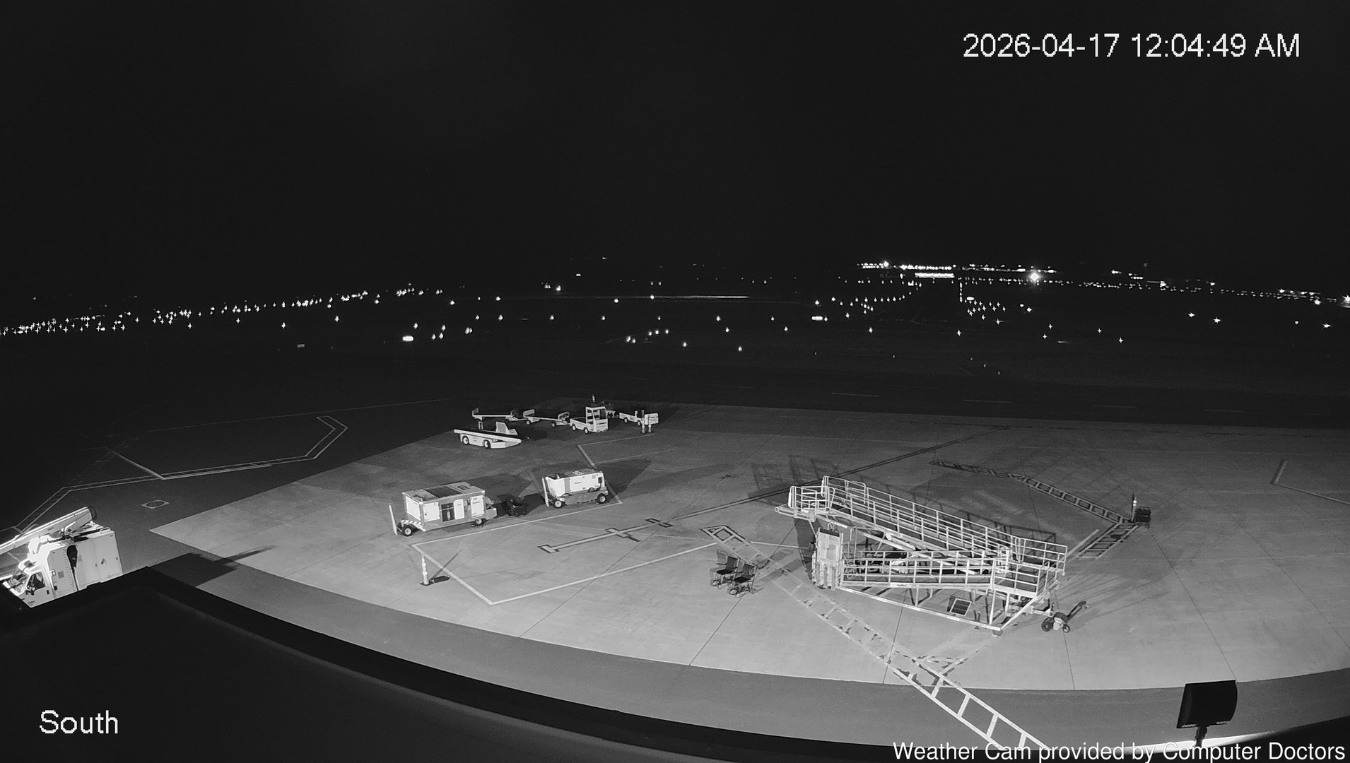 time-lapse frame, South webcam