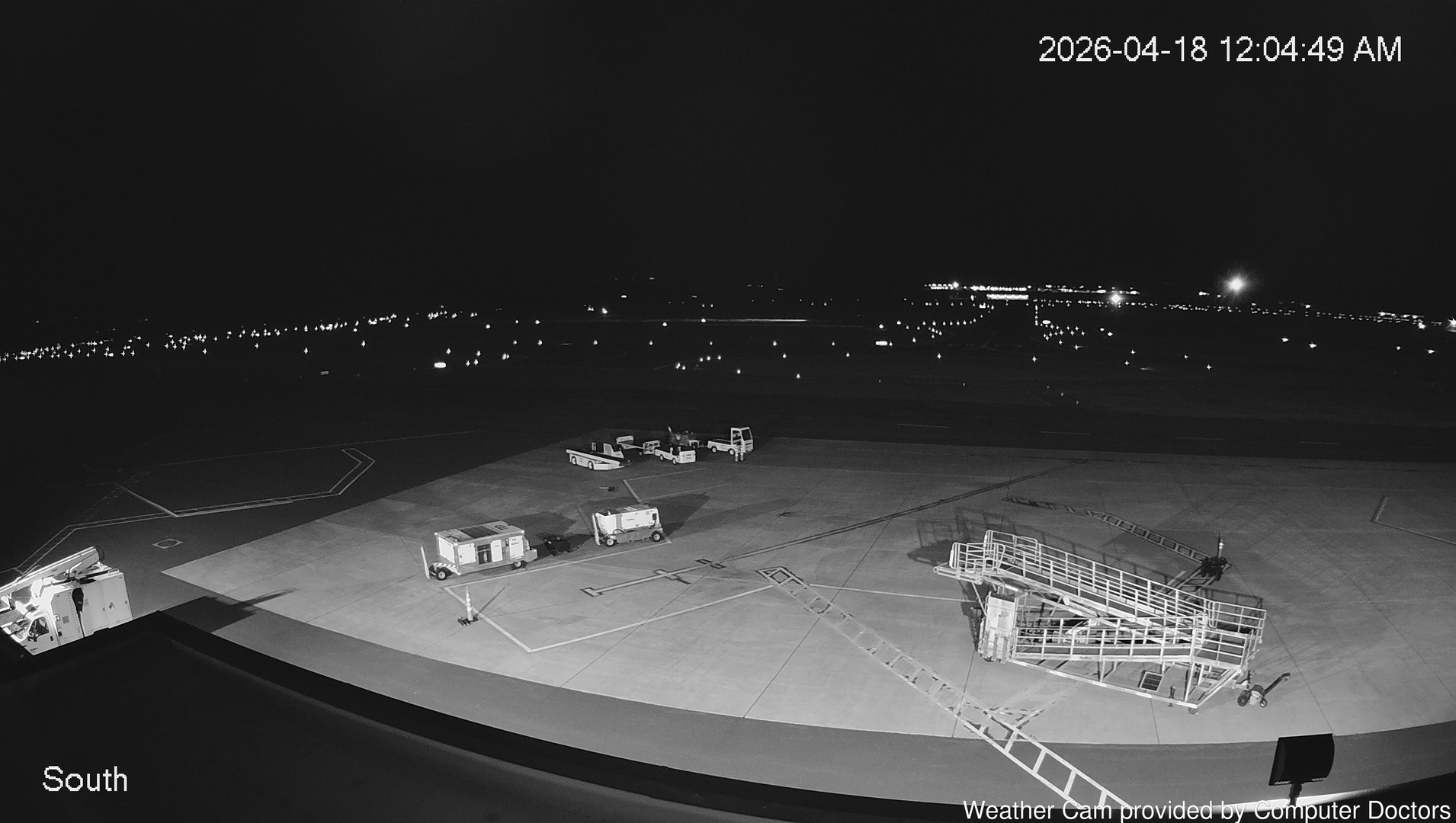 time-lapse frame, South webcam