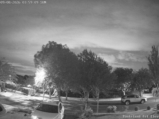 time-lapse frame, Ponteland Front Elev webcam