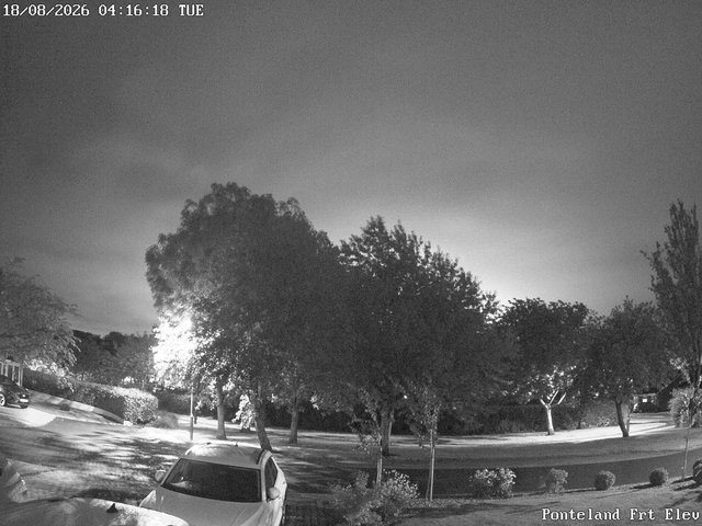 time-lapse frame, Ponteland Front Elev webcam