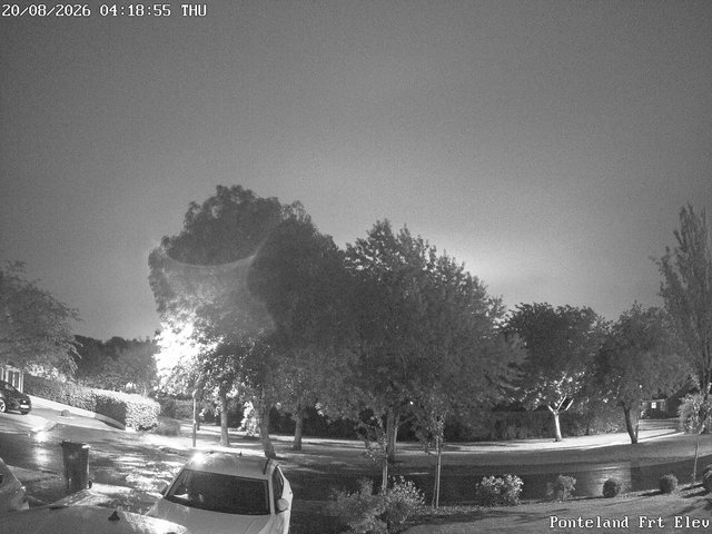 time-lapse frame, Ponteland Front Elev webcam