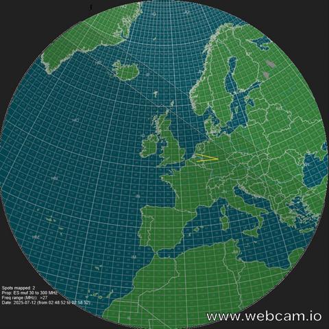 time-lapse frame, Europe Sporadic-E webcam