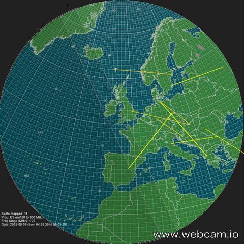 time-lapse frame, Europe Sporadic-E webcam