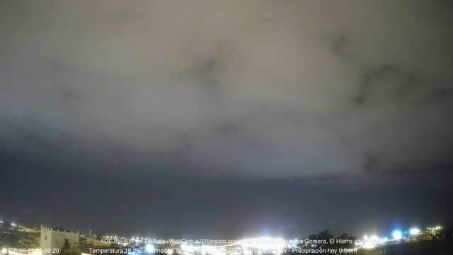 time-lapse frame, Adeje SW webcam