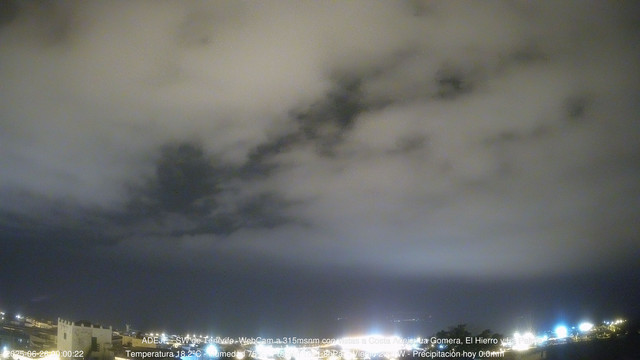 time-lapse frame, Adeje SW webcam