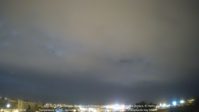 time-lapse frame, Adeje SW webcam