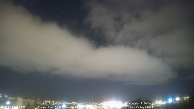 time-lapse frame, Adeje SW webcam