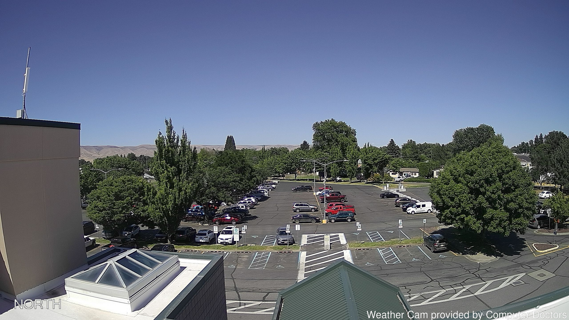 time-lapse frame, North webcam