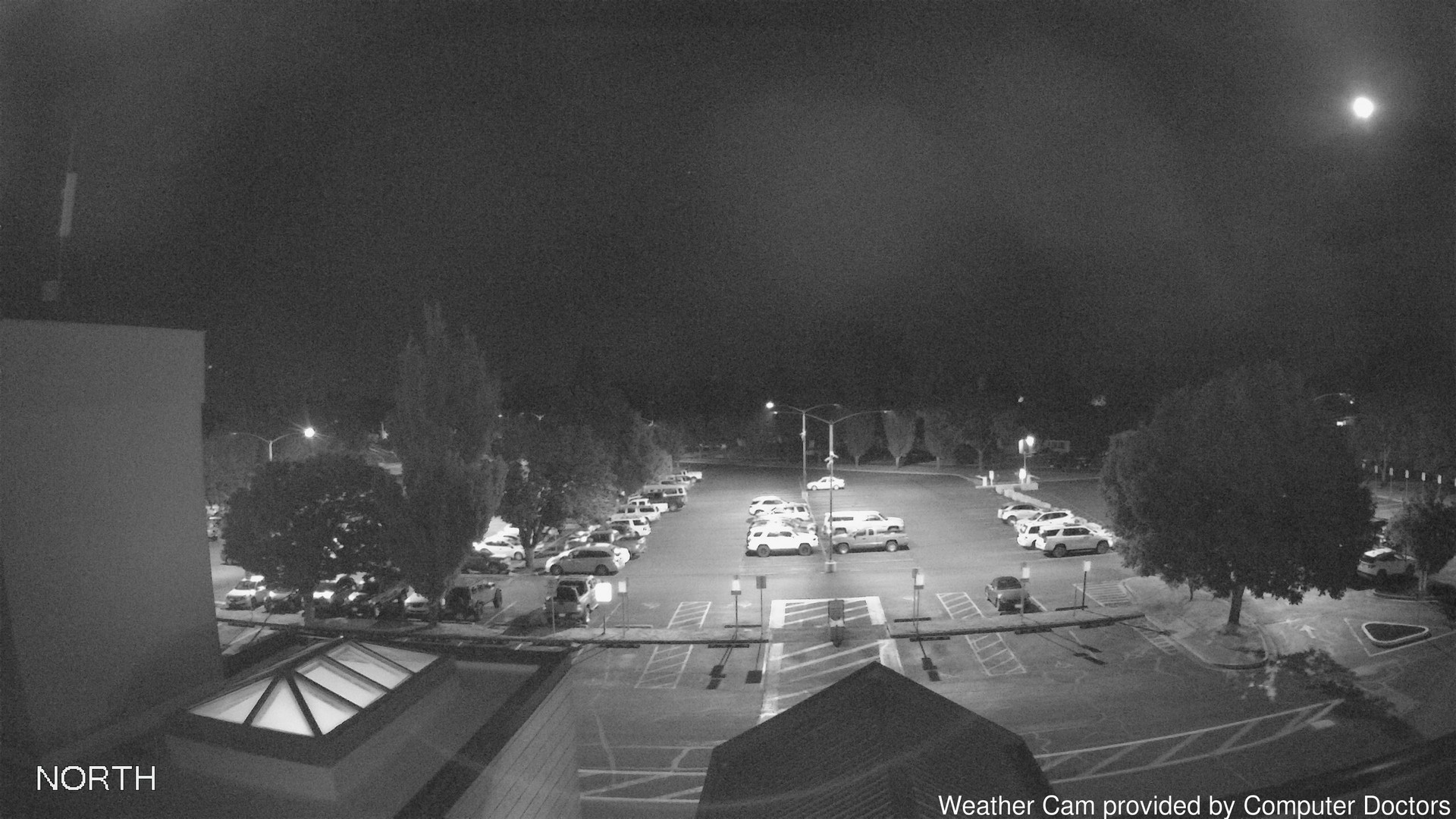 time-lapse frame, North webcam