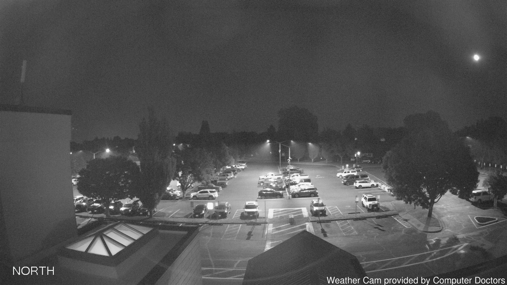 time-lapse frame, North webcam