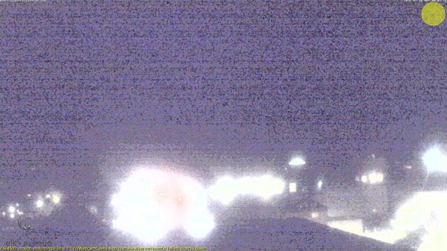 time-lapse frame, Elk + Avenue webcam