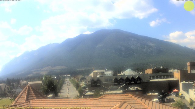 time-lapse frame, Elk + Avenue webcam