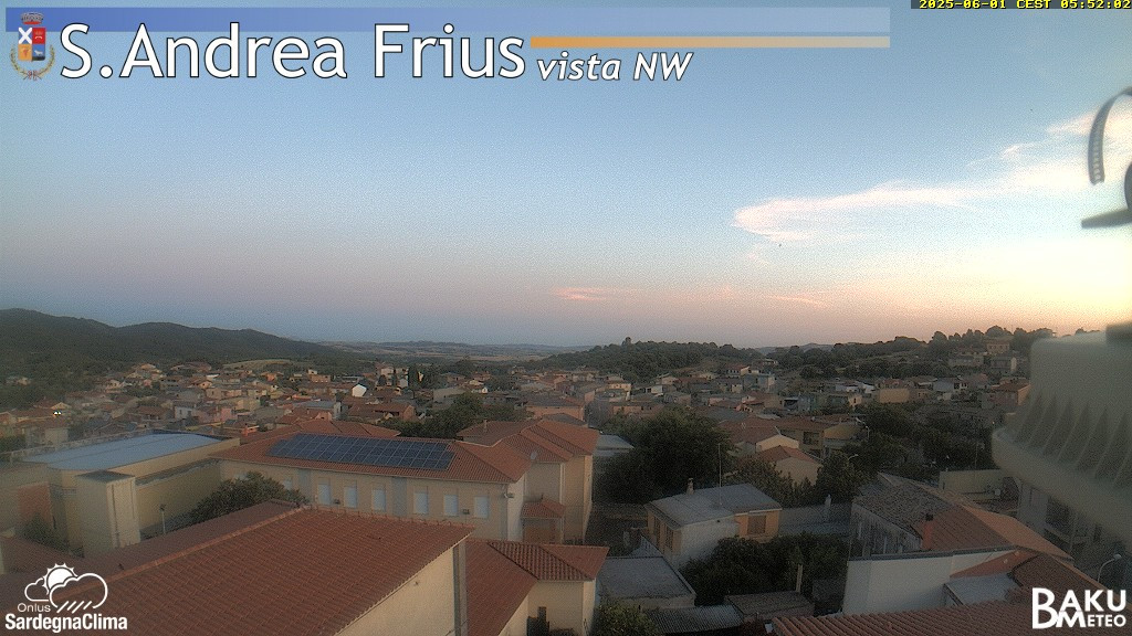 time-lapse frame, Sant'Andrea Frius webcam