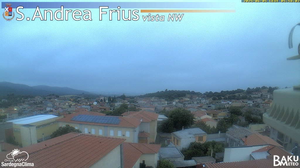 time-lapse frame, Sant'Andrea Frius webcam