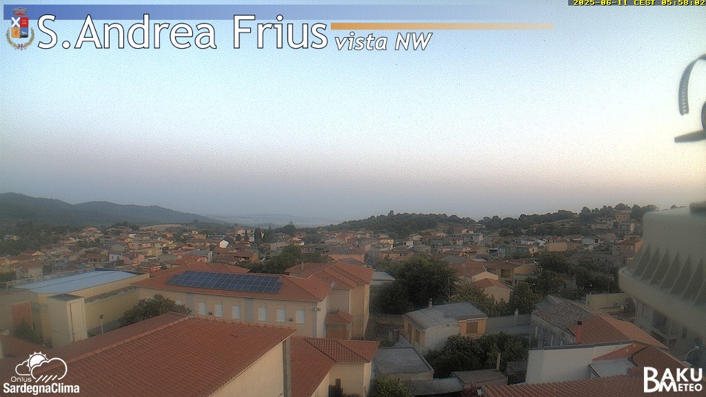 time-lapse frame, Sant'Andrea Frius webcam